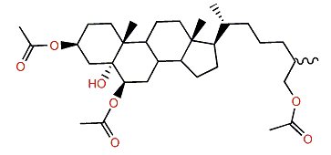 (25xi)-Cholestane-3b,5a,6b,26-tetrol 3,6,26-triacetate